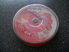 - 10 Discs DVD RW / TDK -