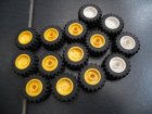 "6578" 10 Lego wielen 30,4X14