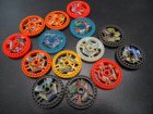 6 Lego "Gekleurde" wielen