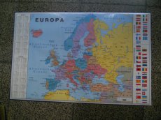 - Bureau mat / Europese kaart -