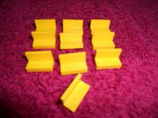 "4865b" - Lego " 10 Geel rechthoekjes "