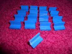 "4865b" - Lego " 17 Blauwe rechthoekjes "